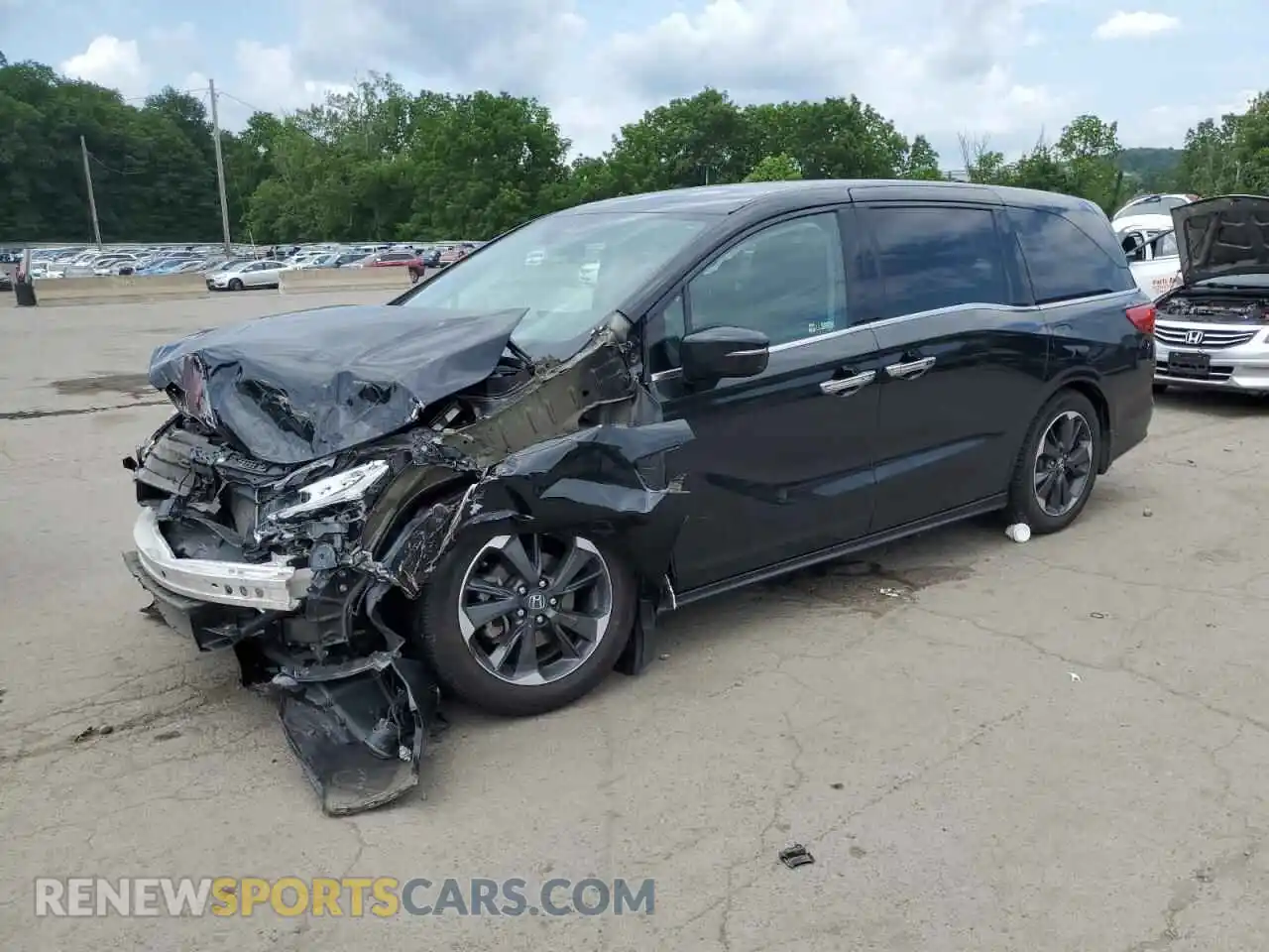 1 Photograph of a damaged car 5FNRL6H98PB056848 HONDA ODYSSEY 2023