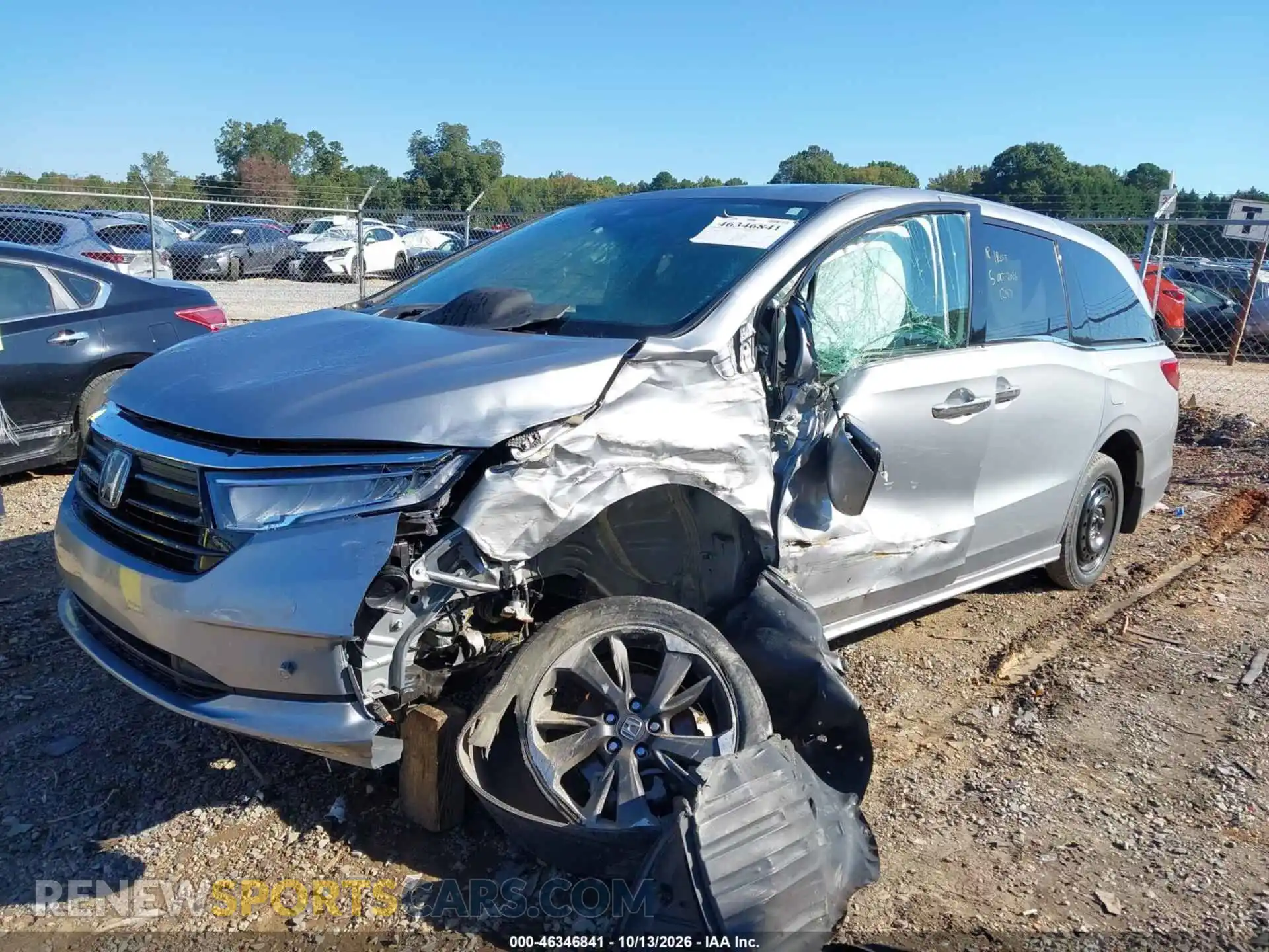 2 Photograph of a damaged car 5FNRL6H99PB055112 HONDA ODYSSEY 2023