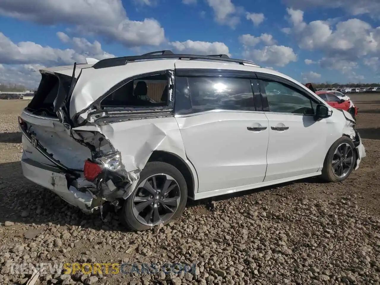 3 Фотография поврежденного автомобиля 5FNRL6H9XPB007229 HONDA ODYSSEY 2023