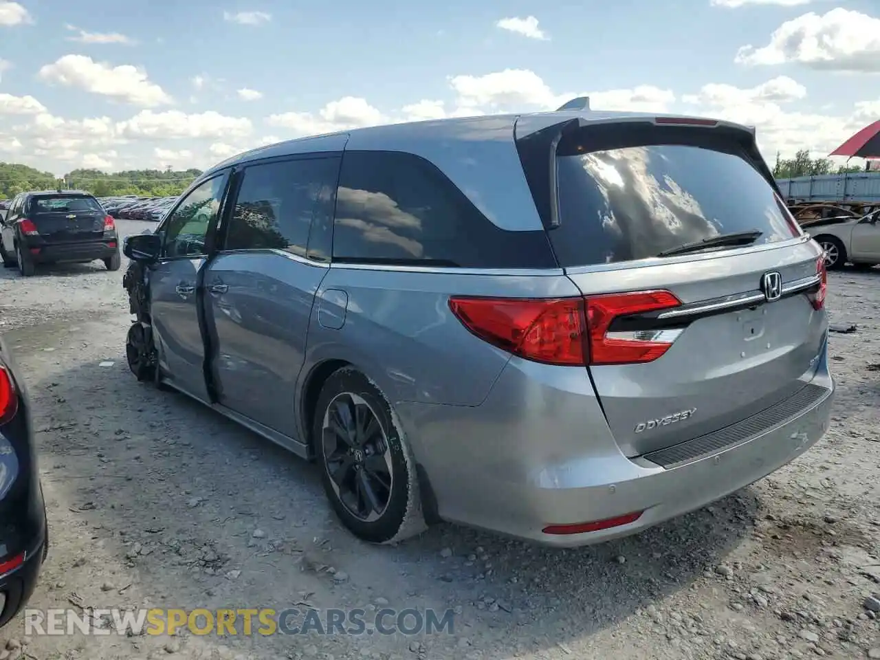 2 Photograph of a damaged car 5FNRL6H9XPB037850 HONDA ODYSSEY 2023