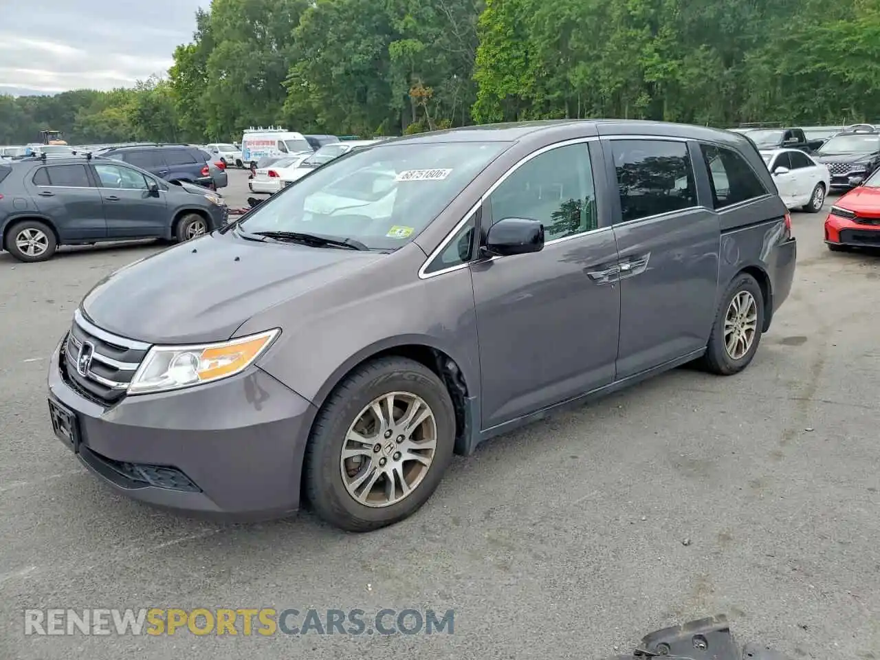 1 Photograph of a damaged car 5FNRL5H63DB059765 HONDA ODYSSEY 2024