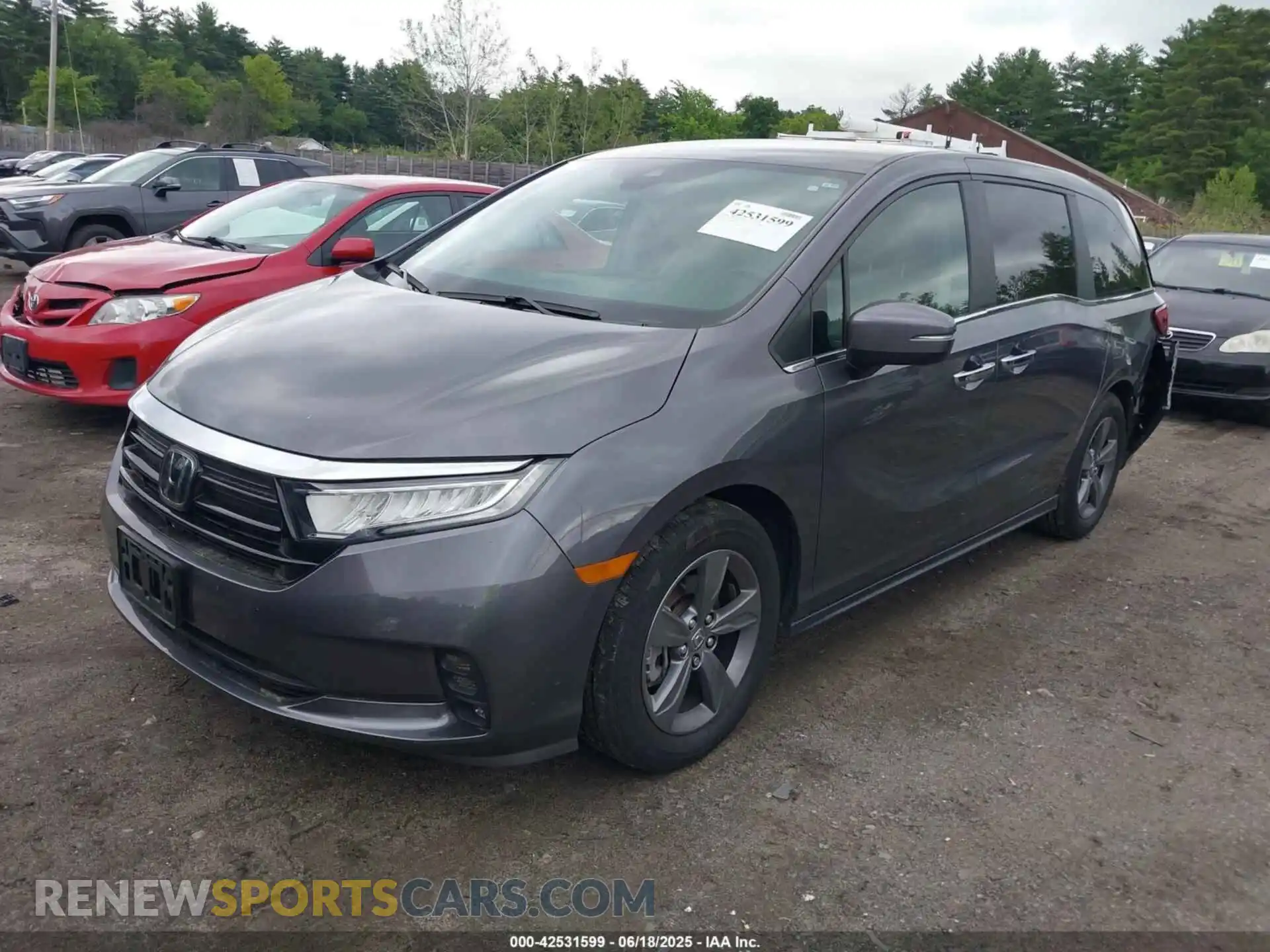 2 Photograph of a damaged car 5FNRL6H58RB074847 HONDA ODYSSEY 2024