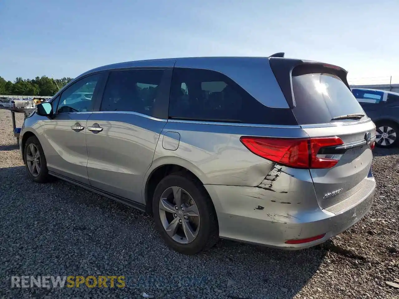 2 fotografías del automóvil dañado 5FNRL6H5XRB063168 HONDA ODYSSEY 2024