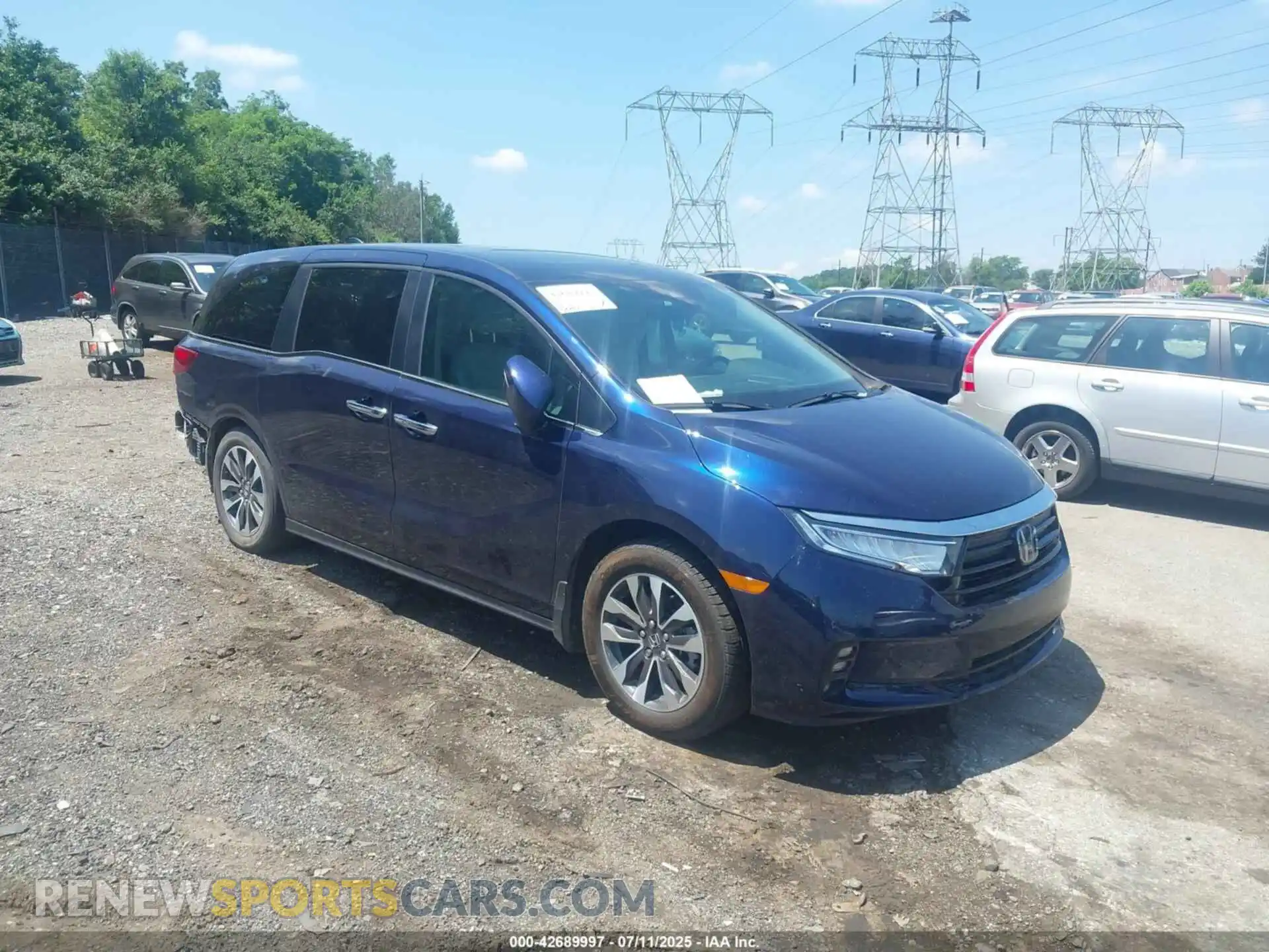 1 Photograph of a damaged car 5FNRL6H61RB000002 HONDA ODYSSEY 2024