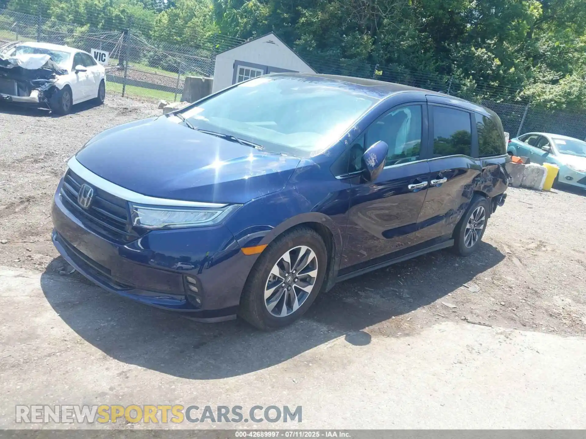 2 Photograph of a damaged car 5FNRL6H61RB000002 HONDA ODYSSEY 2024