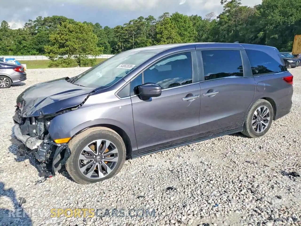 1 Photograph of a damaged car 5FNRL6H62RB002809 HONDA ODYSSEY 2024