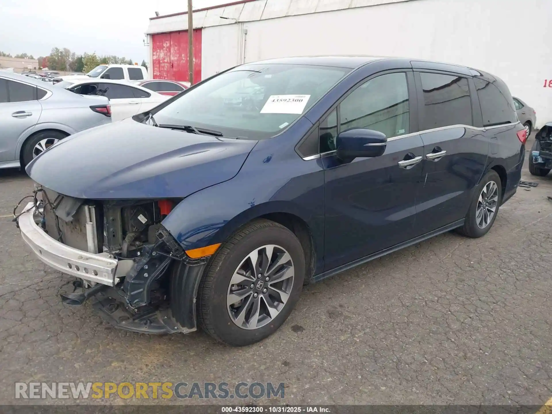 2 Photograph of a damaged car 5FNRL6H62RB052822 HONDA ODYSSEY 2024