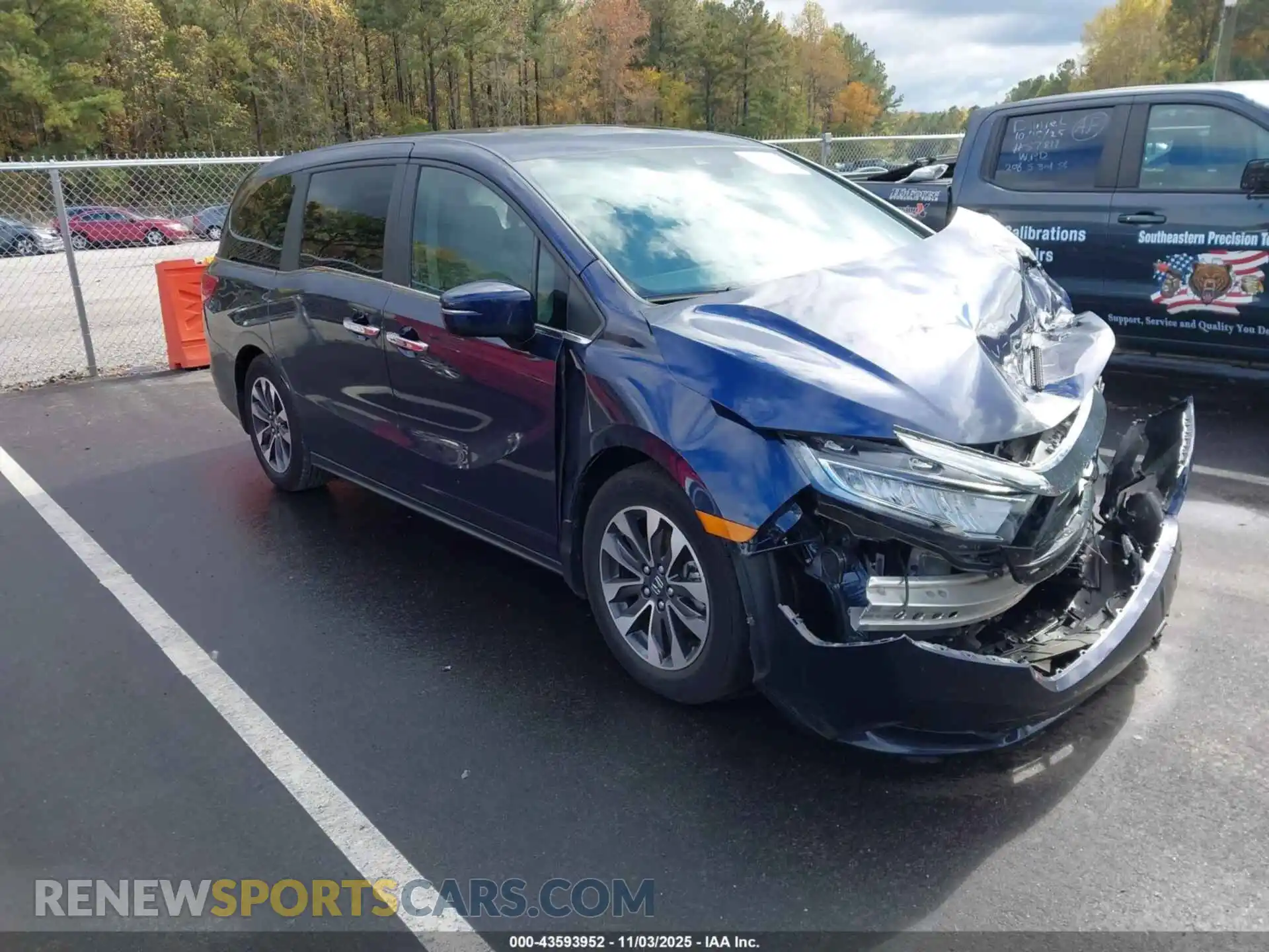 1 Photograph of a damaged car 5FNRL6H63RB018582 HONDA ODYSSEY 2024