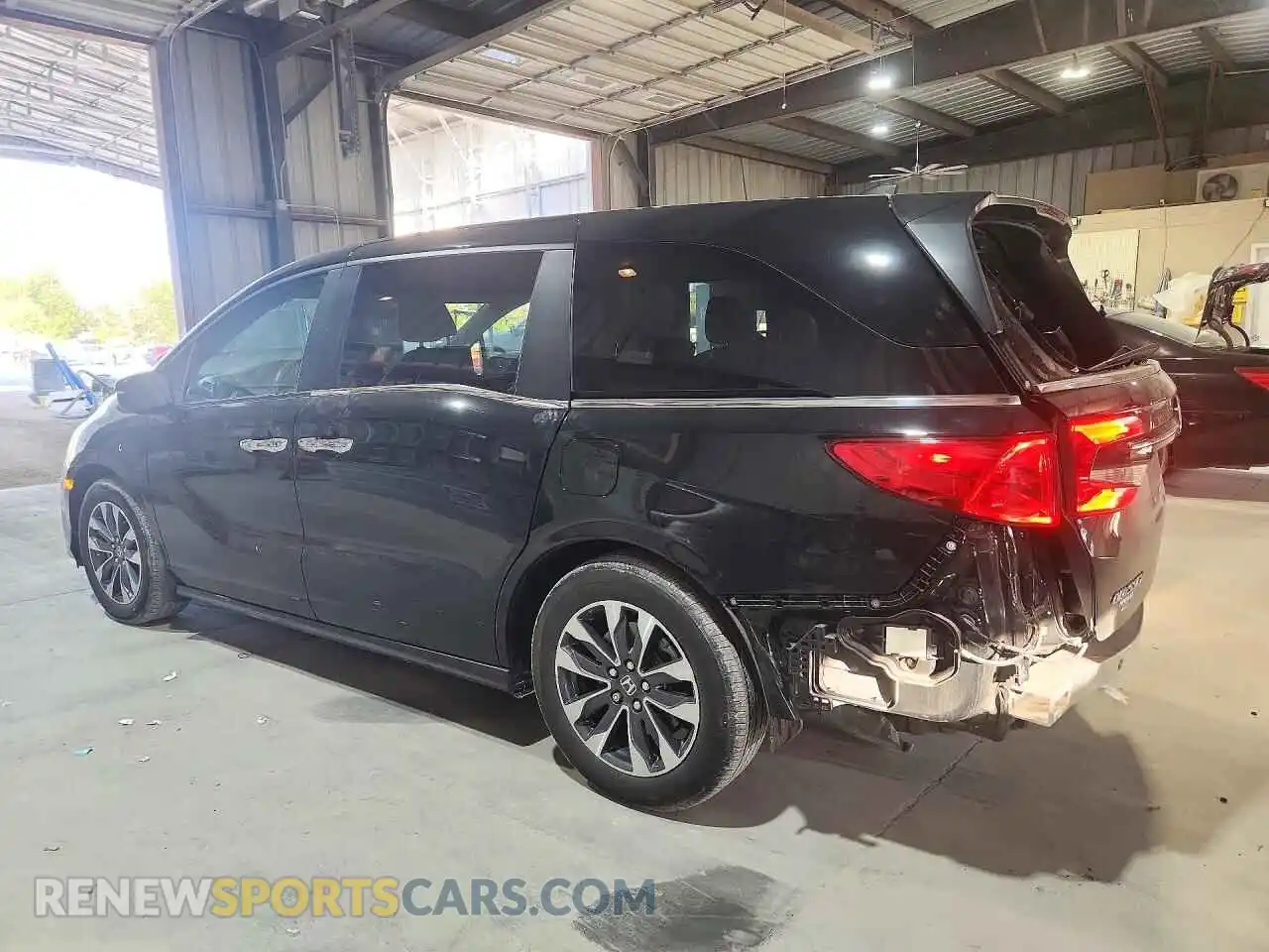 2 fotografías del automóvil dañado 5FNRL6H63RB034751 HONDA ODYSSEY 2024