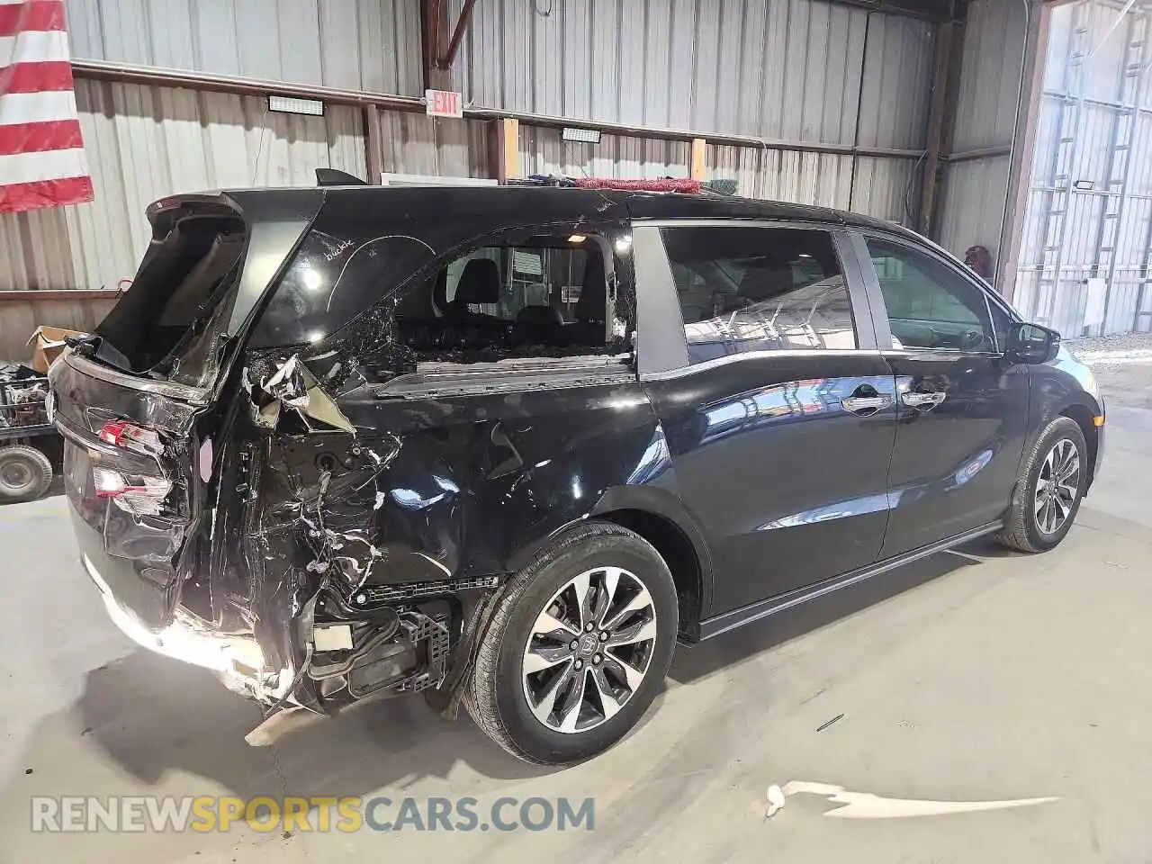 3 fotografías del automóvil dañado 5FNRL6H63RB034751 HONDA ODYSSEY 2024