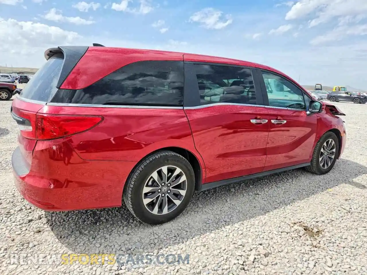 3 fotografías del automóvil dañado 5FNRL6H63RB034779 HONDA ODYSSEY 2024