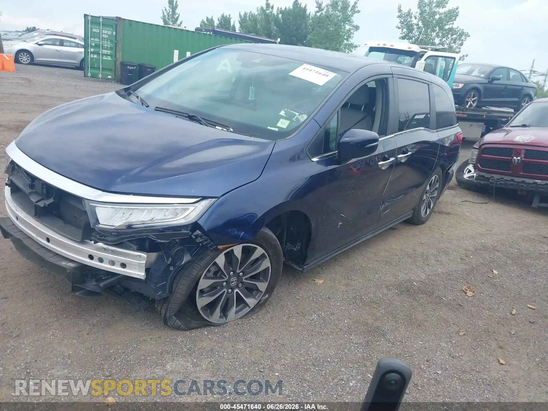 2 Photograph of a damaged car 5FNRL6H64RB038582 HONDA ODYSSEY 2024
