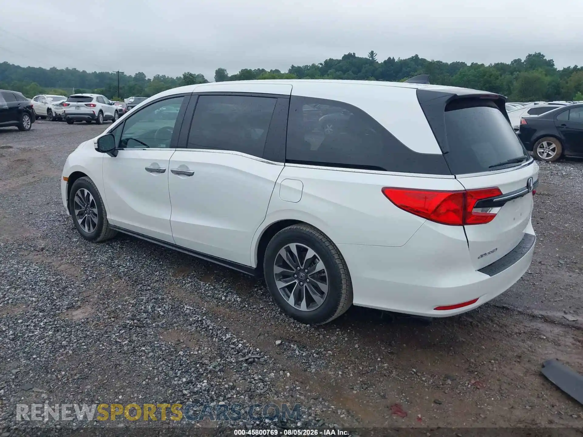 3 fotografías del automóvil dañado 5FNRL6H64RB045516 HONDA ODYSSEY 2024