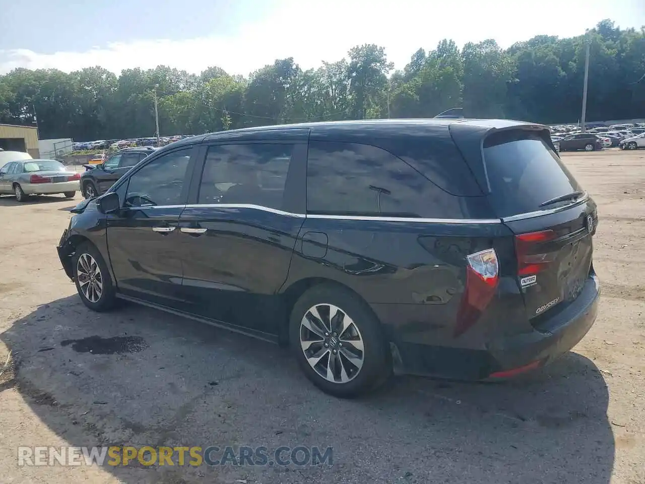 2 fotografías del automóvil dañado 5FNRL6H64RB056094 HONDA ODYSSEY 2024