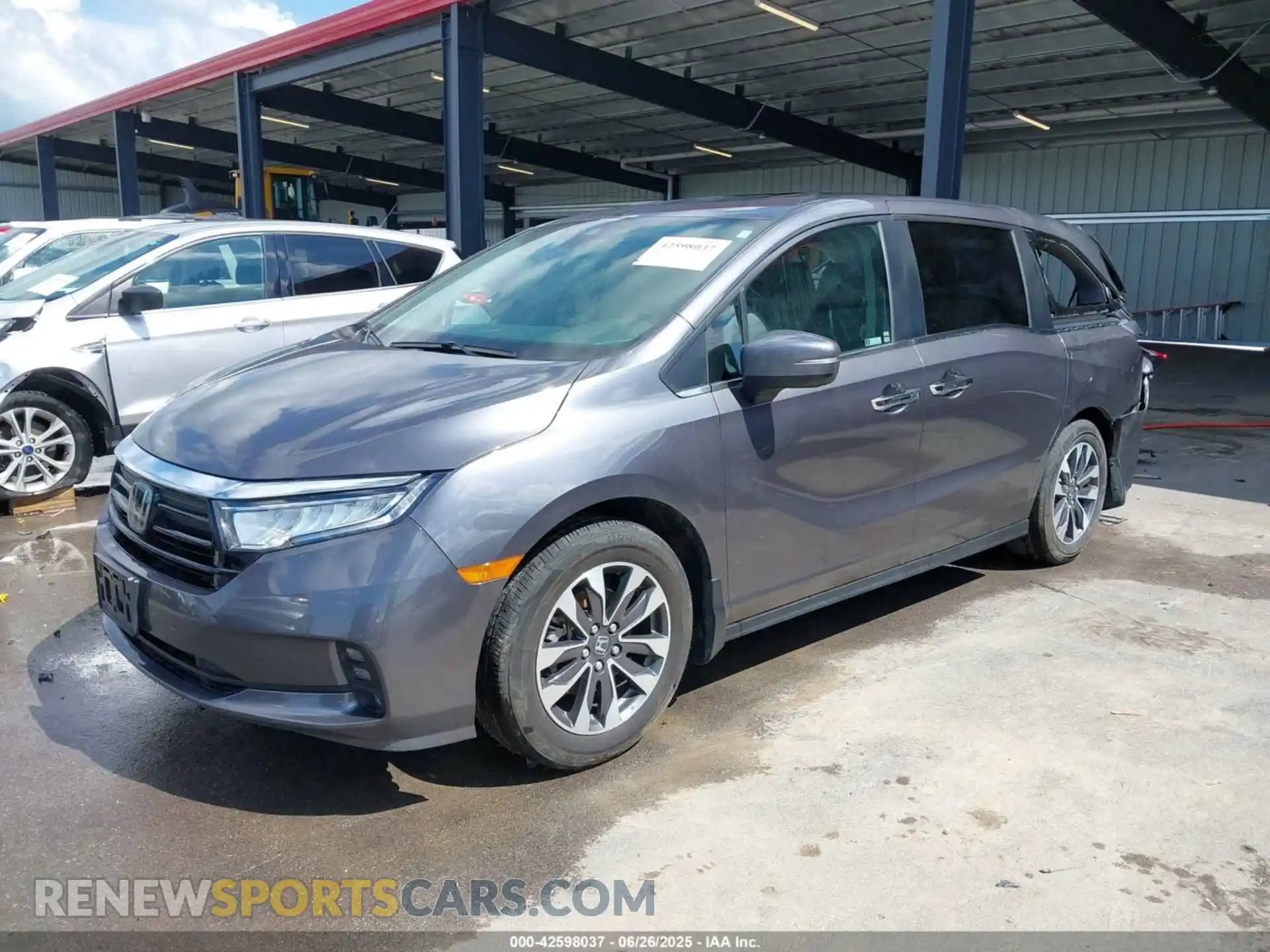2 Фотография поврежденного автомобиля 5FNRL6H64RB064048 HONDA ODYSSEY 2024