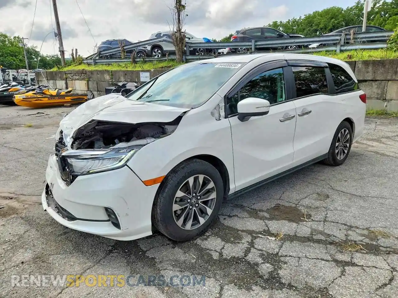 1 Photograph of a damaged car 5FNRL6H65RB033598 HONDA ODYSSEY 2024