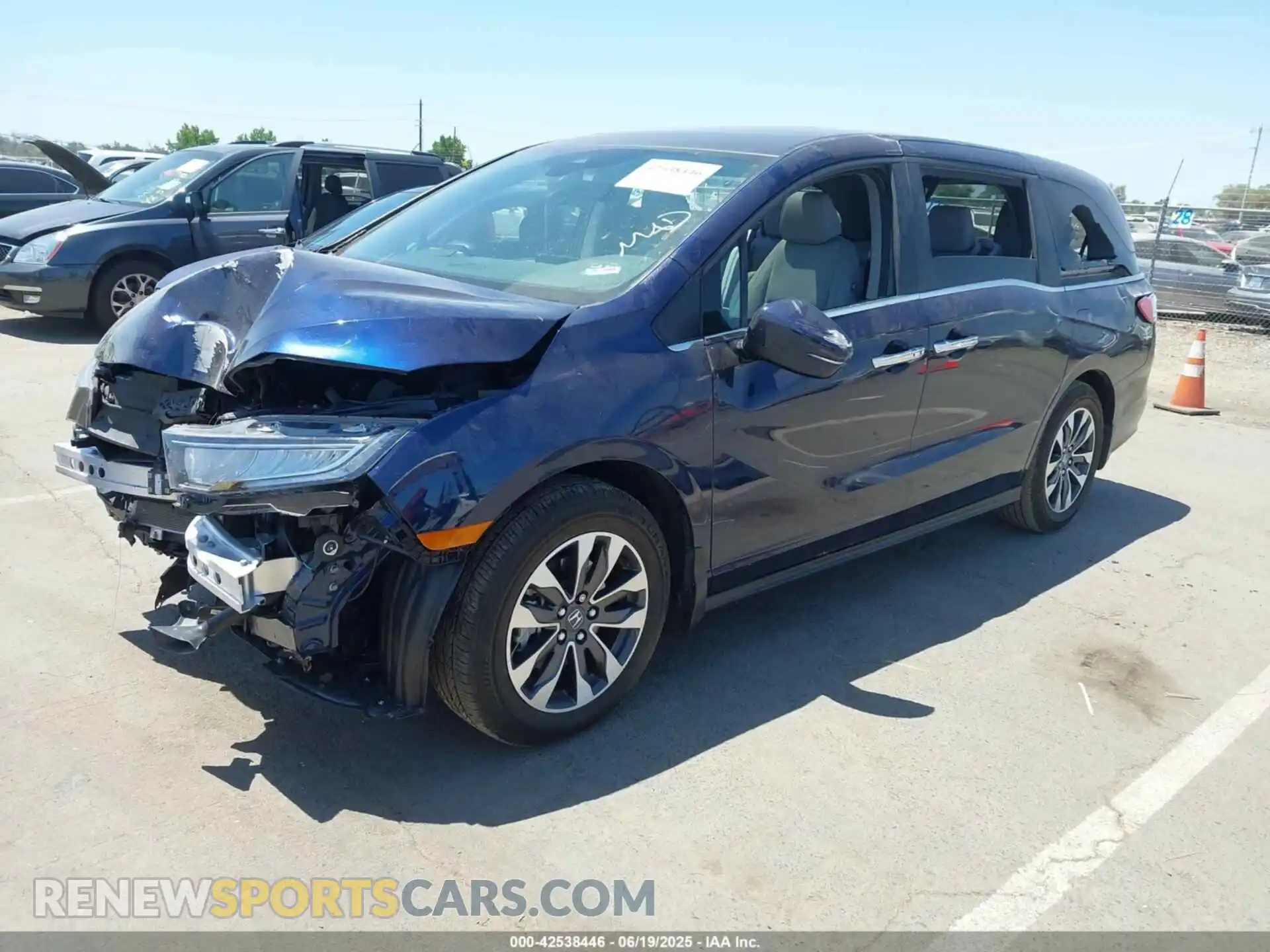 2 Photograph of a damaged car 5FNRL6H65RB066746 HONDA ODYSSEY 2024