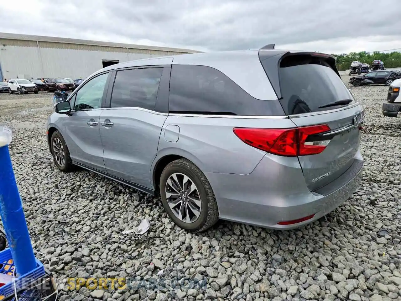 2 Фотография поврежденного автомобиля 5FNRL6H67RB002076 HONDA ODYSSEY 2024
