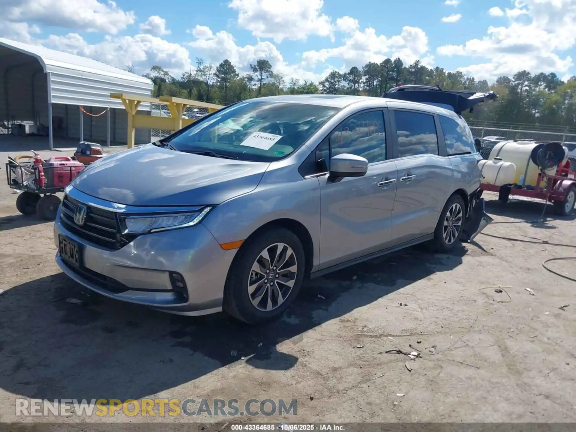 2 Photograph of a damaged car 5FNRL6H67RB040570 HONDA ODYSSEY 2024