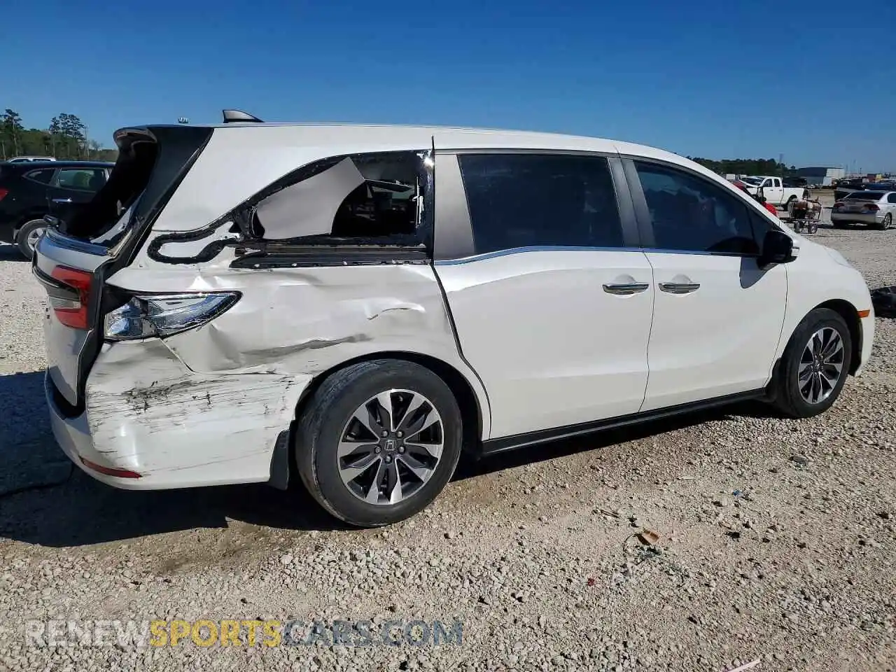 3 Photograph of a damaged car 5FNRL6H67RB043548 HONDA ODYSSEY 2024