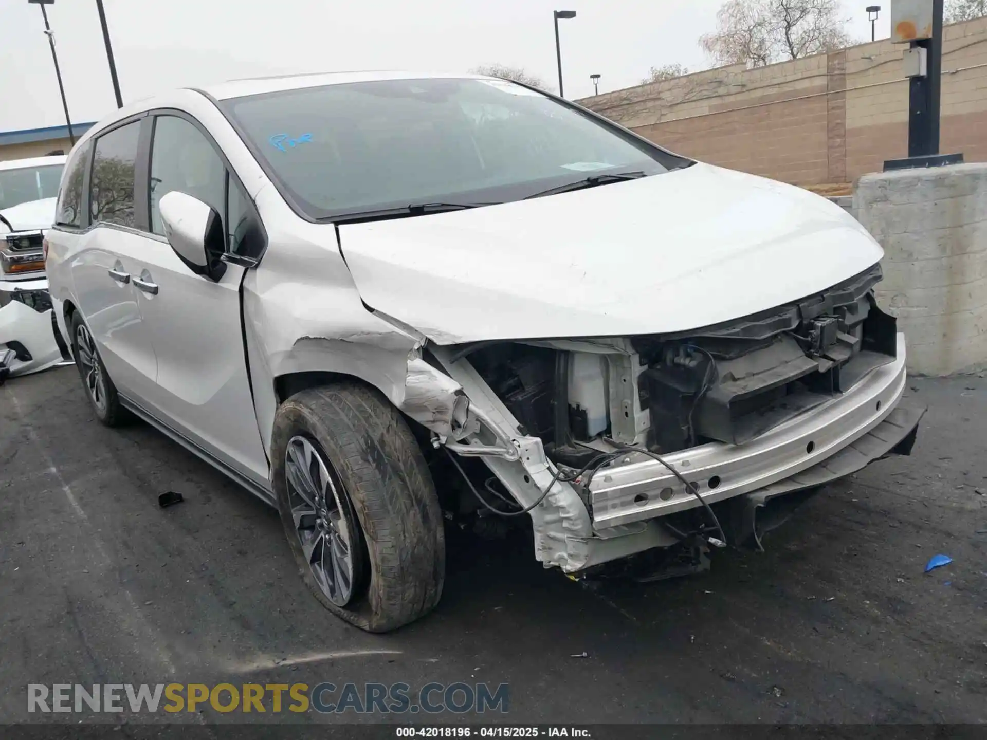 1 Photograph of a damaged car 5FNRL6H67RB068398 HONDA ODYSSEY 2024