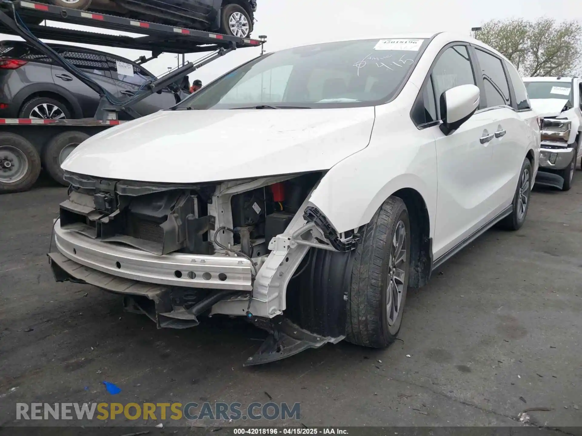 2 Photograph of a damaged car 5FNRL6H67RB068398 HONDA ODYSSEY 2024