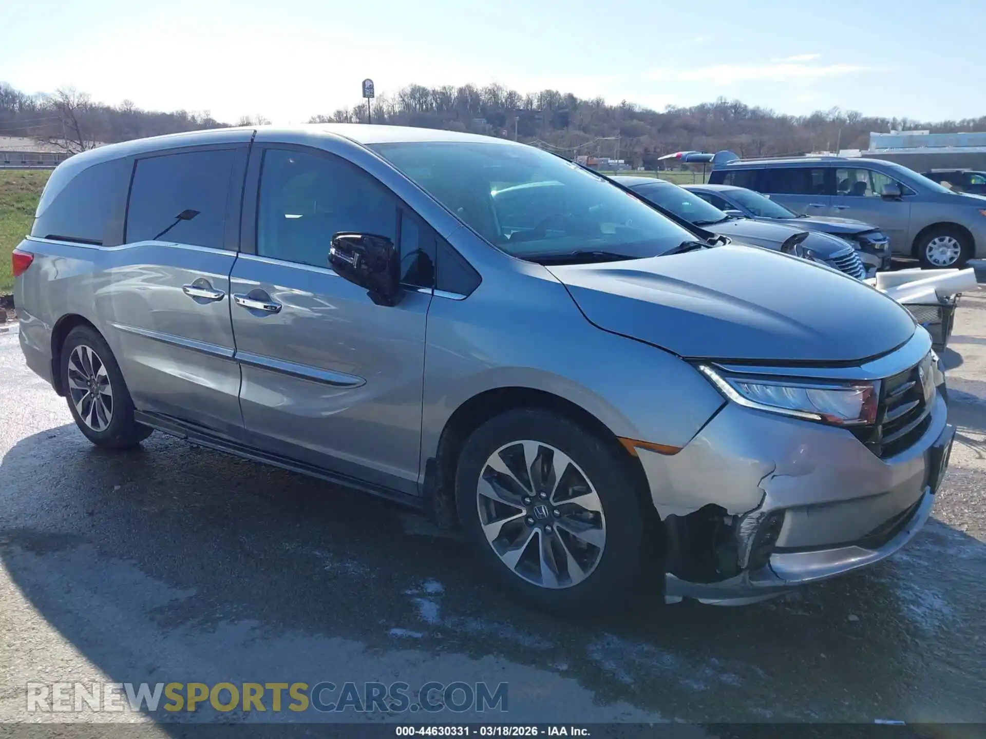 1 Photograph of a damaged car 5FNRL6H68RB016102 HONDA ODYSSEY 2024