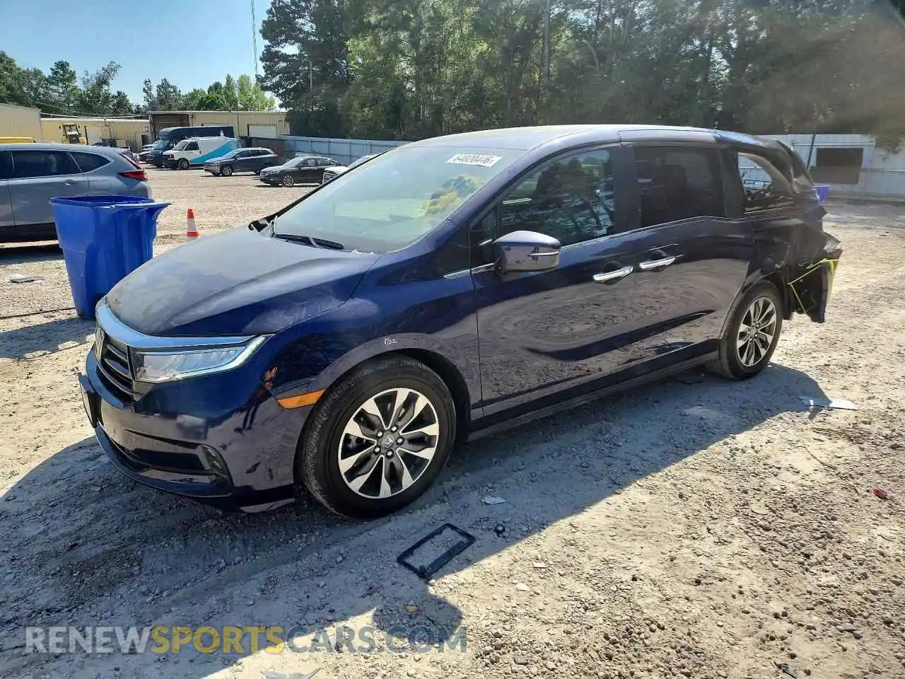 1 fotografías del automóvil dañado 5FNRL6H68RB056681 HONDA ODYSSEY 2024