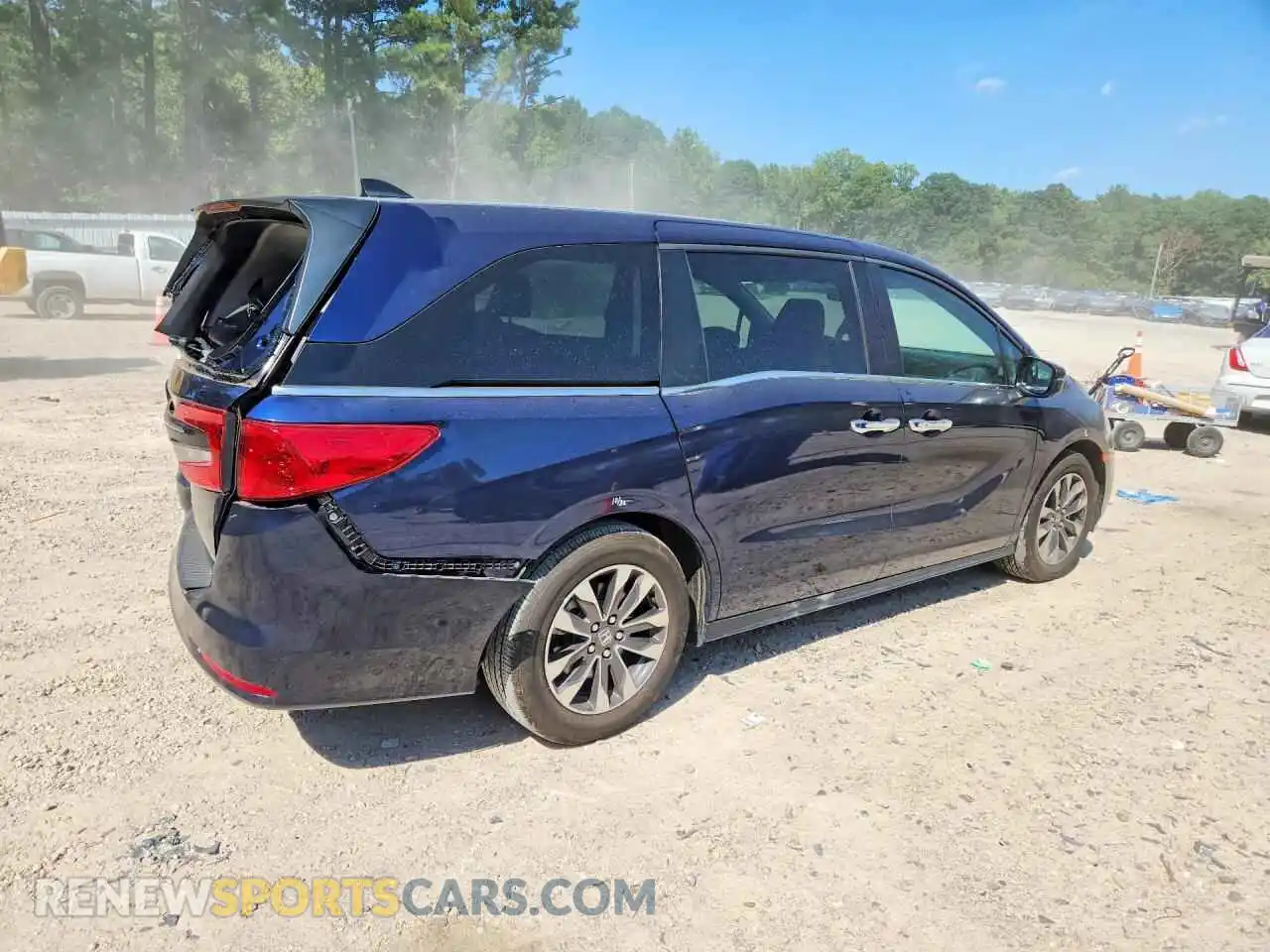 3 fotografías del automóvil dañado 5FNRL6H68RB056681 HONDA ODYSSEY 2024