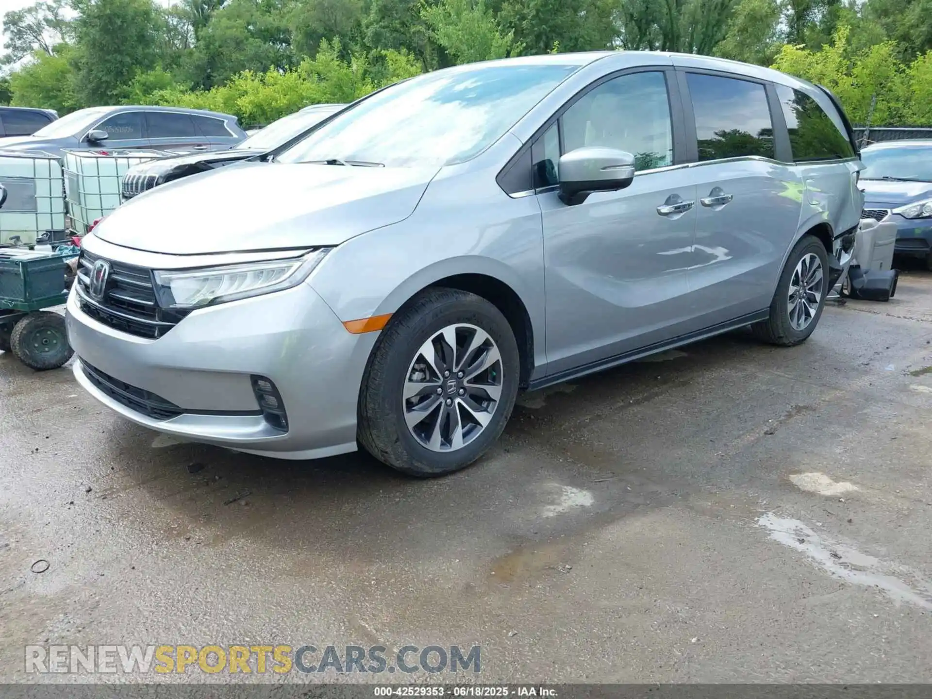 2 fotografías del automóvil dañado 5FNRL6H69RB032969 HONDA ODYSSEY 2024