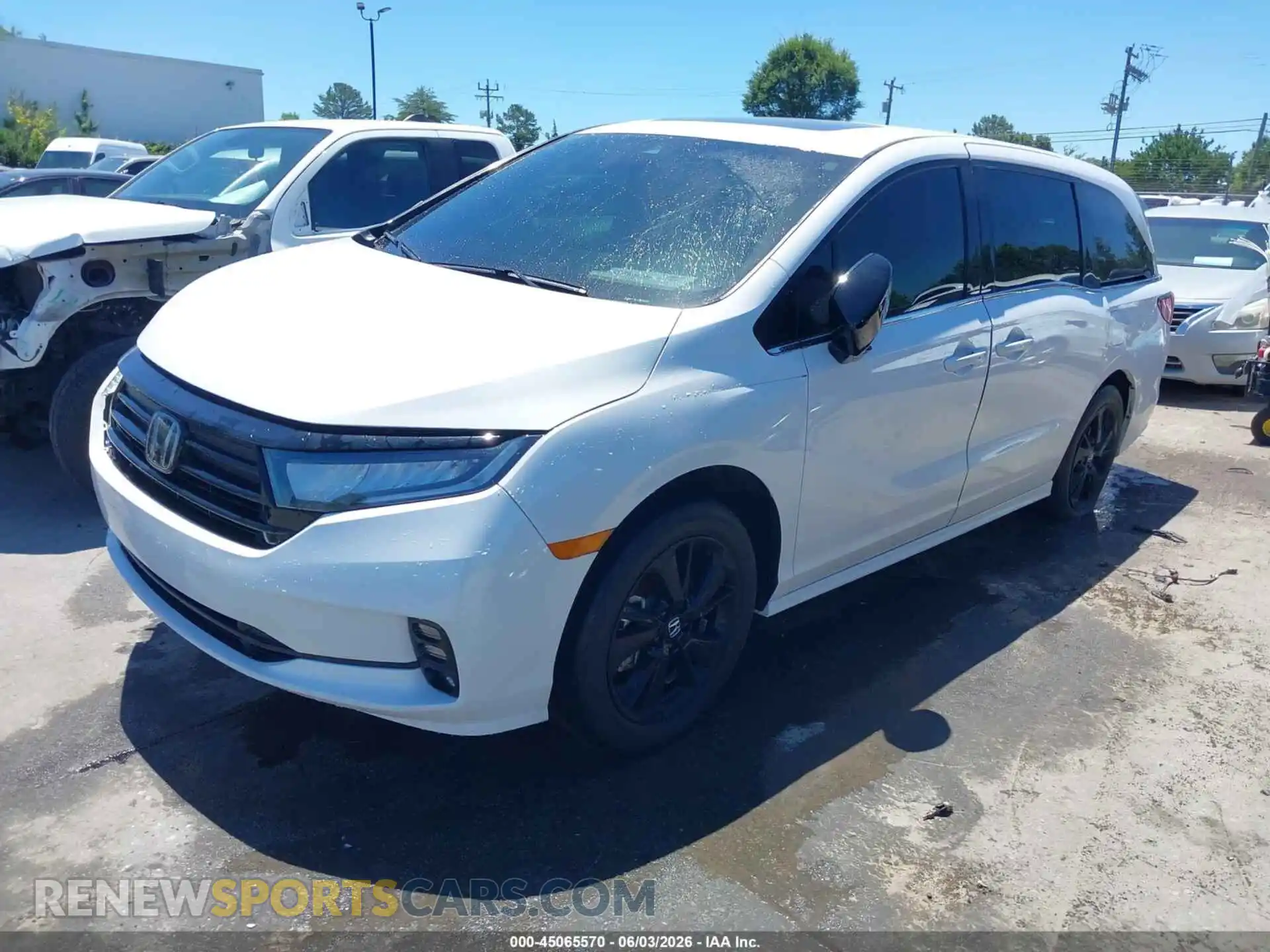 2 Фотография поврежденного автомобиля 5FNRL6H70RB035008 HONDA ODYSSEY 2024