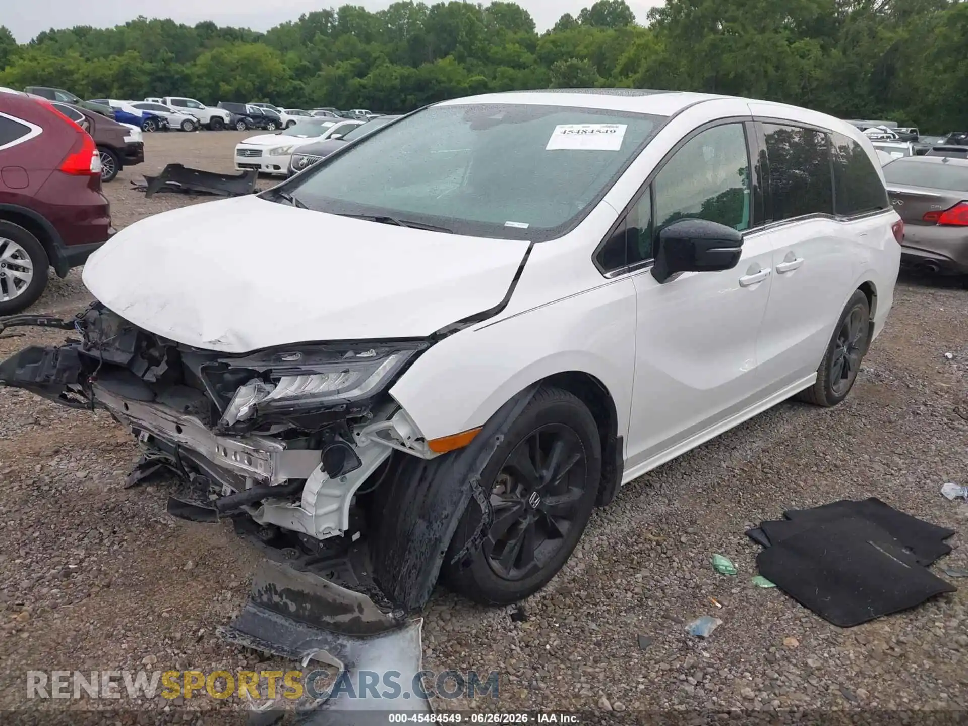 2 Photograph of a damaged car 5FNRL6H70RB053685 HONDA ODYSSEY 2024