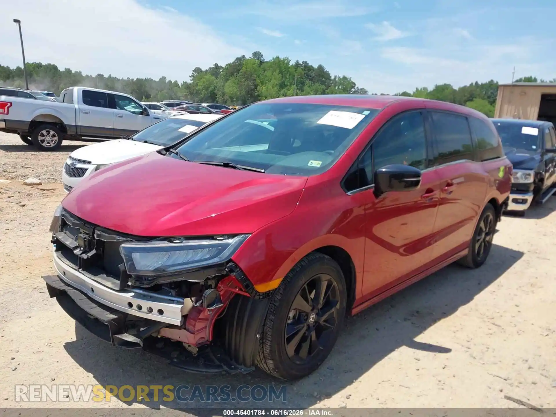 2 Photograph of a damaged car 5FNRL6H70RB061950 HONDA ODYSSEY 2024