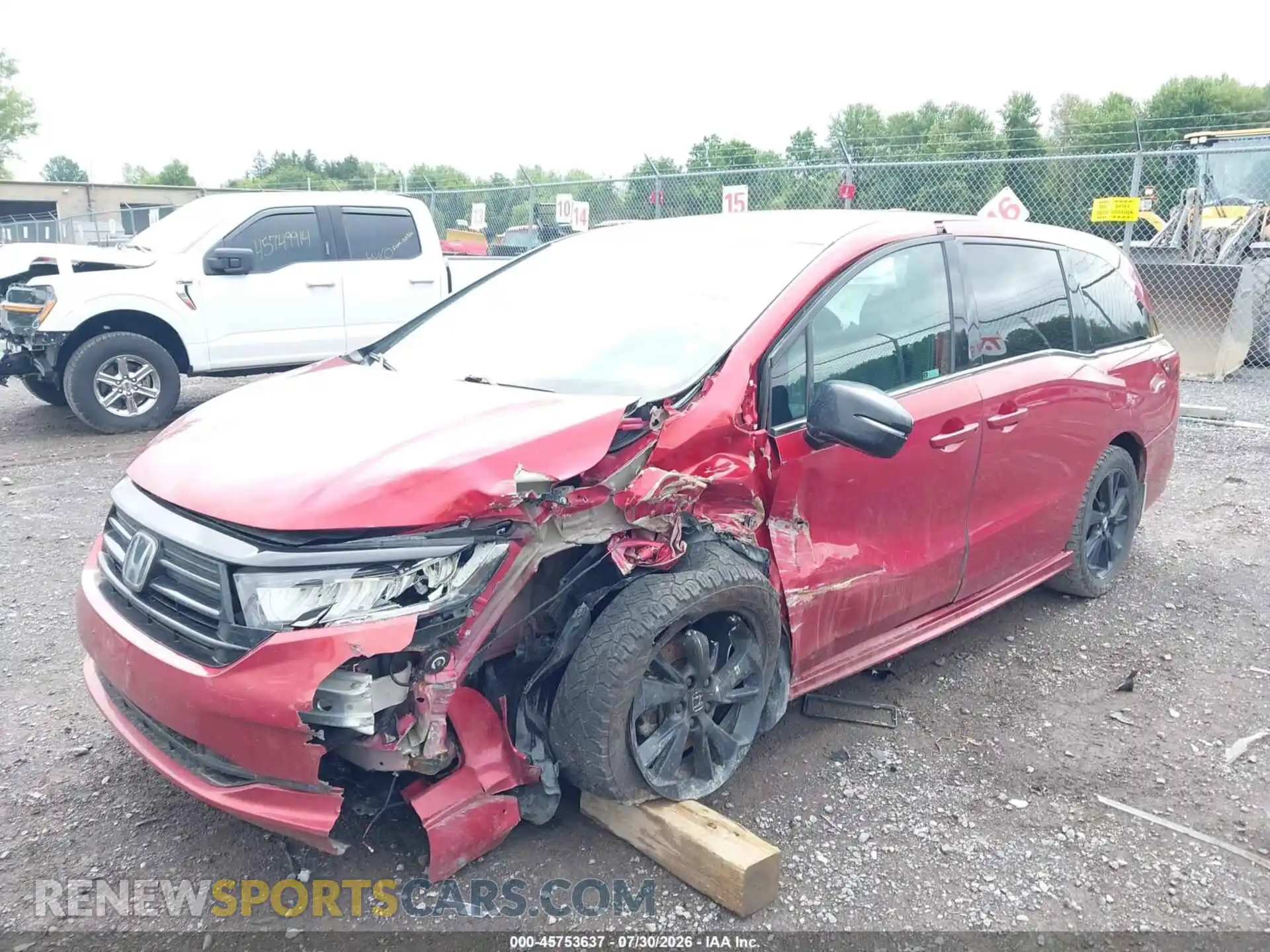 2 Photograph of a damaged car 5FNRL6H71RB018153 HONDA ODYSSEY 2024