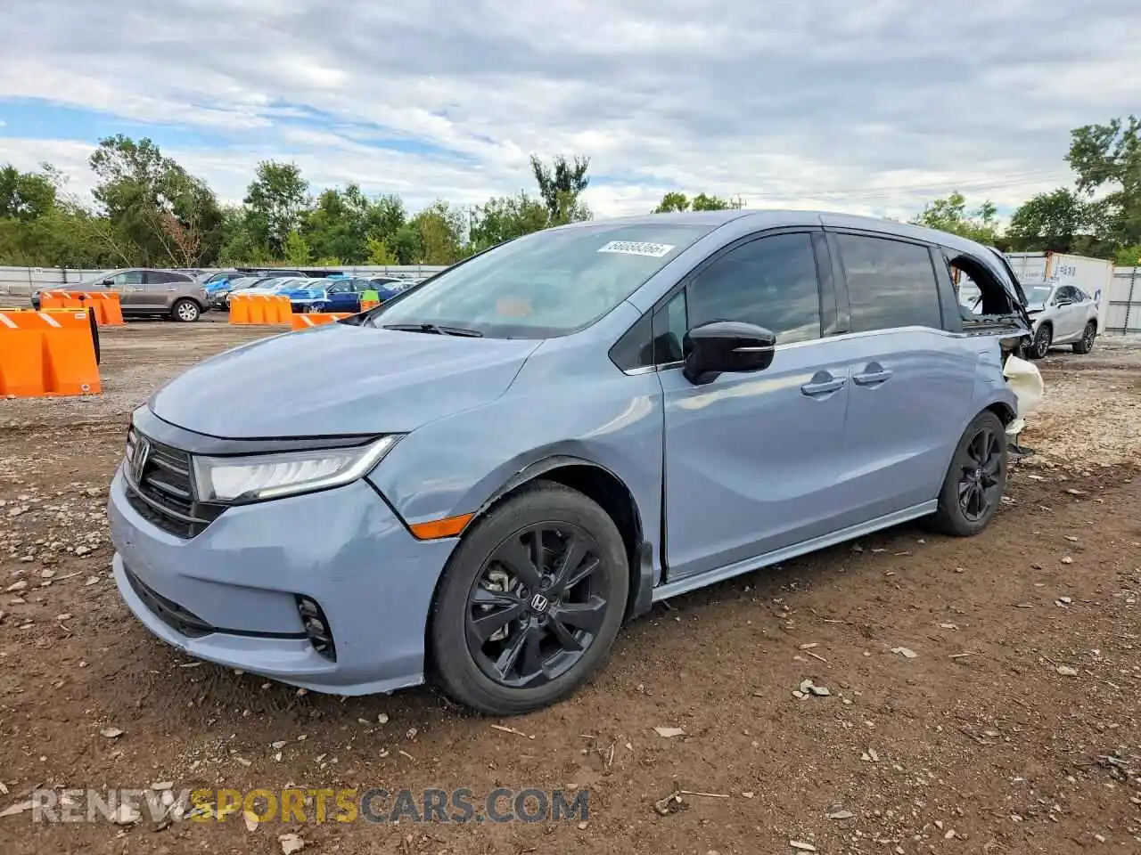 1 fotografías del automóvil dañado 5FNRL6H72RB057544 HONDA ODYSSEY 2024