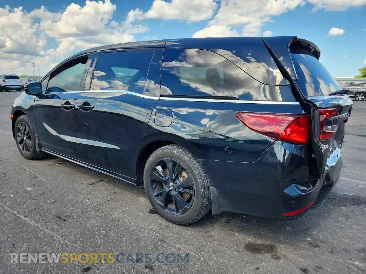 2 fotografías del automóvil dañado 5FNRL6H72RB070911 HONDA ODYSSEY 2024