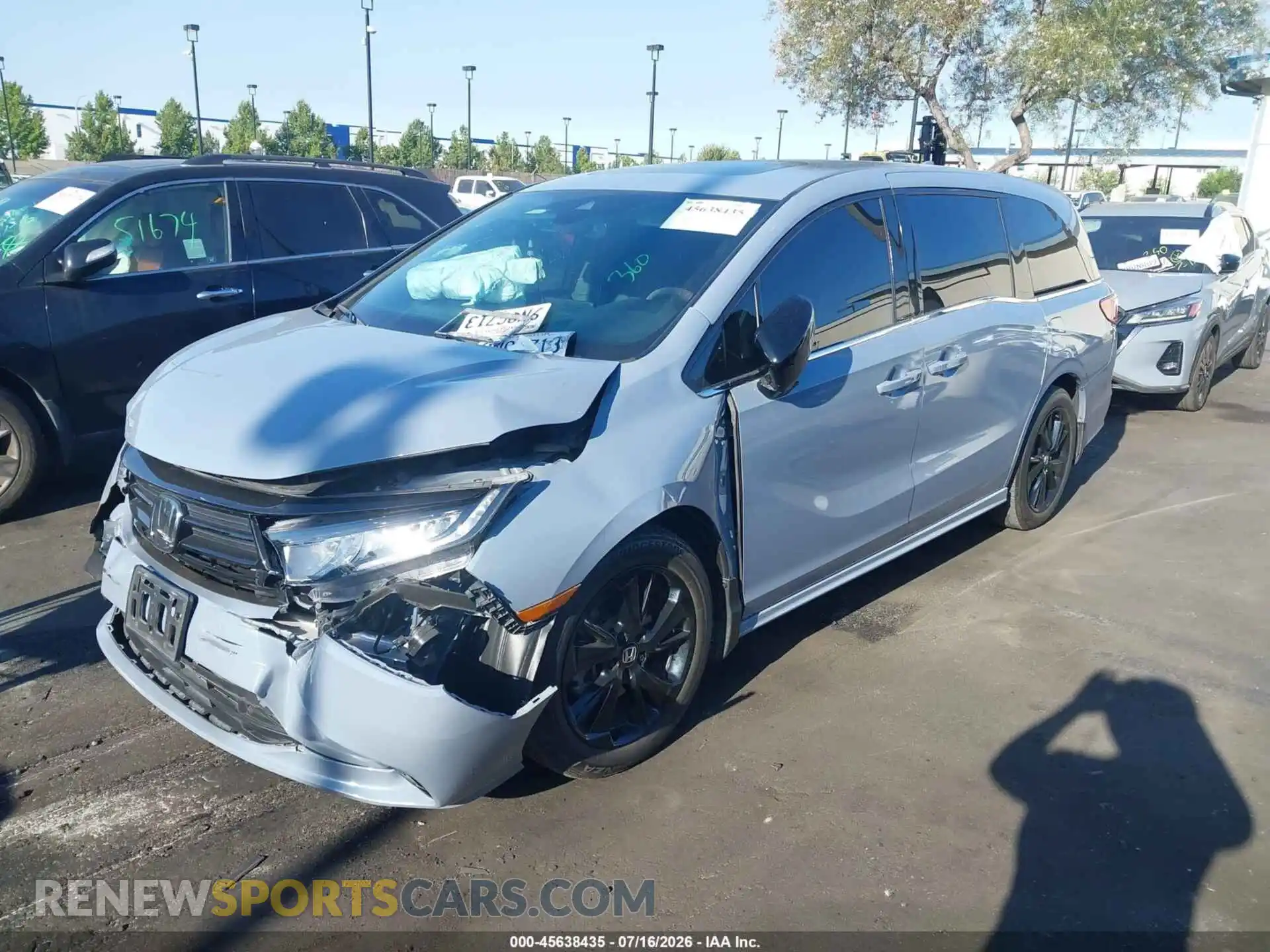 2 Photograph of a damaged car 5FNRL6H72RB072853 HONDA ODYSSEY 2024
