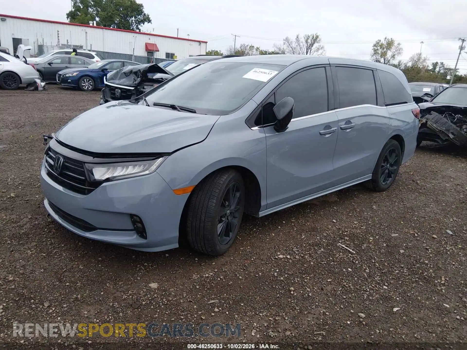 2 Photograph of a damaged car 5FNRL6H74RB065449 HONDA ODYSSEY 2024