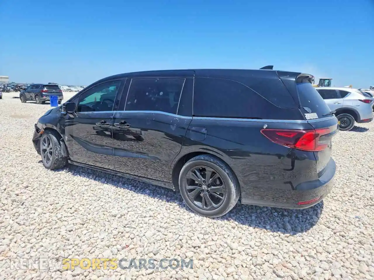 2 Фотография поврежденного автомобиля 5FNRL6H79RB054172 HONDA ODYSSEY 2024