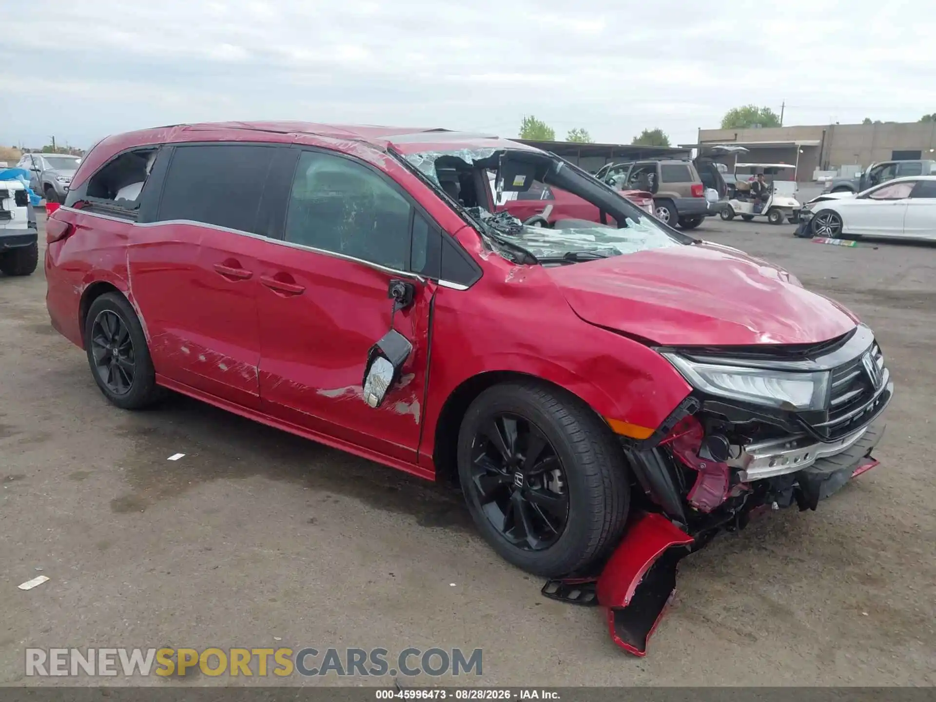 1 fotografías del automóvil dañado 5FNRL6H7XRB070669 HONDA ODYSSEY 2024