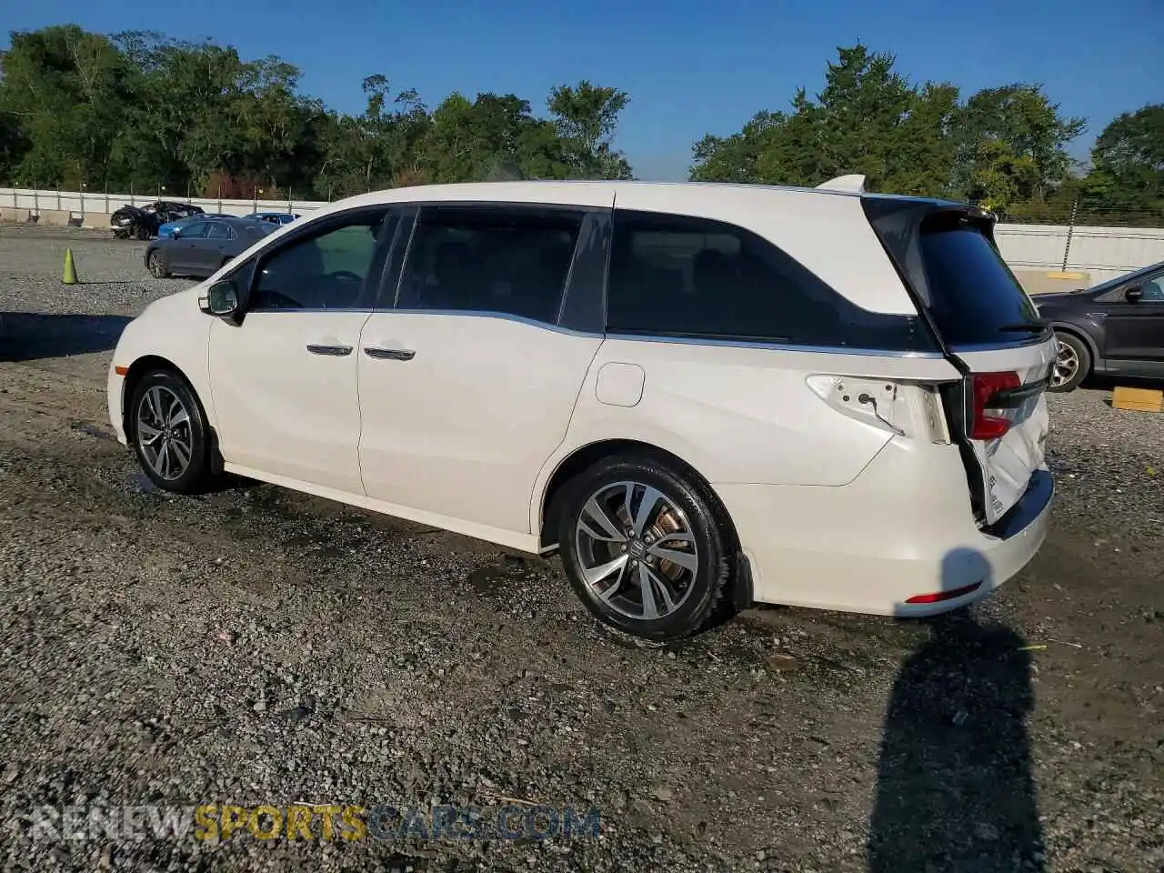 2 fotografías del automóvil dañado 5FNRL6H80RB005662 HONDA ODYSSEY 2024