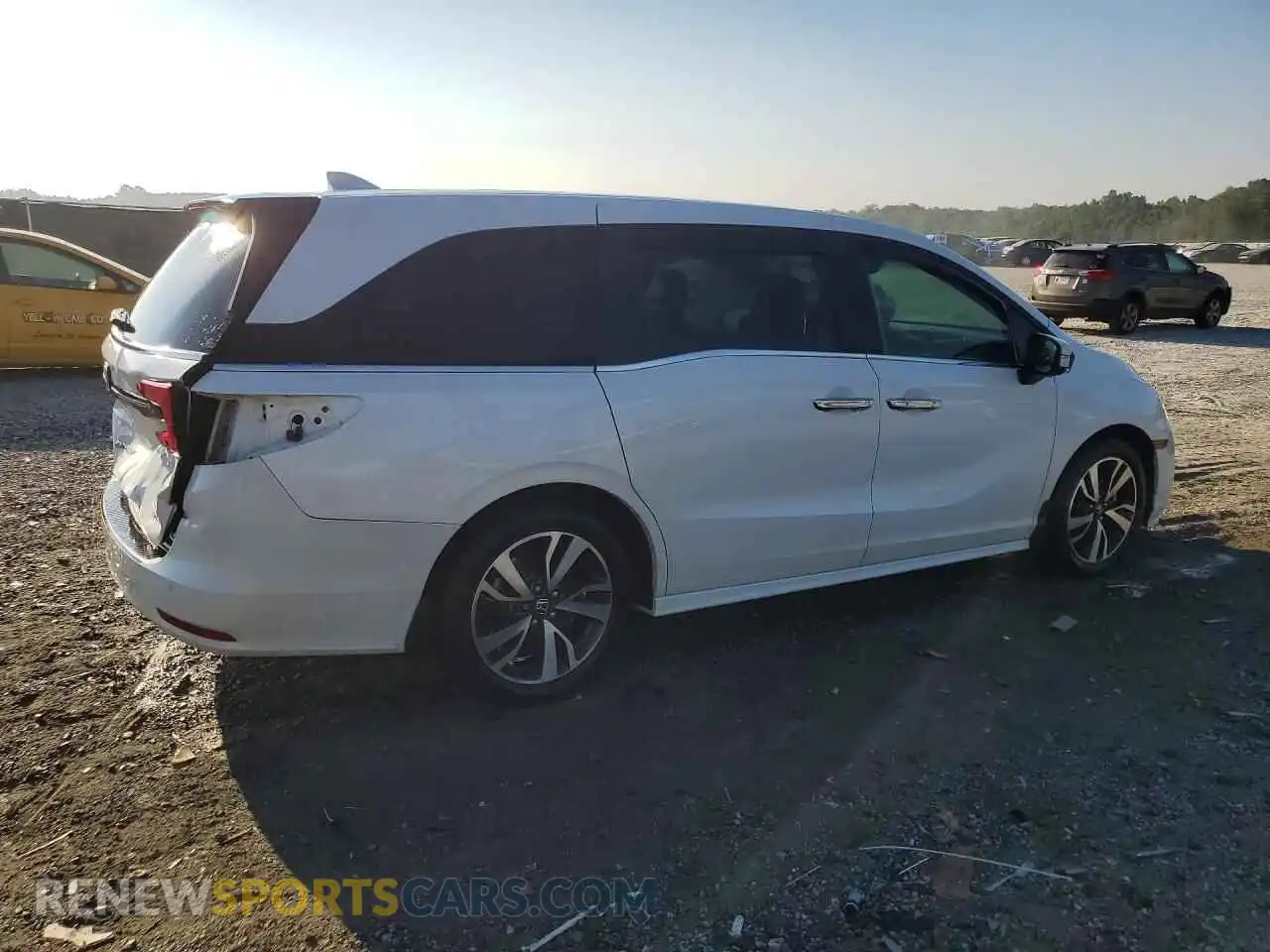 3 fotografías del automóvil dañado 5FNRL6H80RB005662 HONDA ODYSSEY 2024