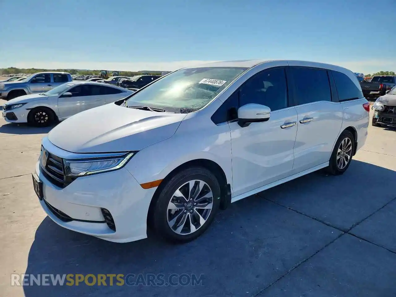 1 fotografías del automóvil dañado 5FNRL6H80RB035129 HONDA ODYSSEY 2024