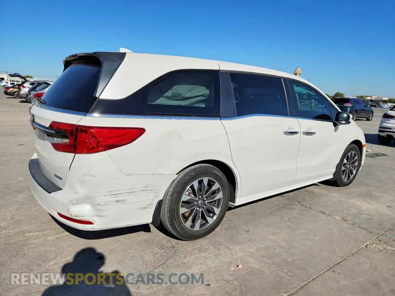 3 fotografías del automóvil dañado 5FNRL6H80RB035129 HONDA ODYSSEY 2024