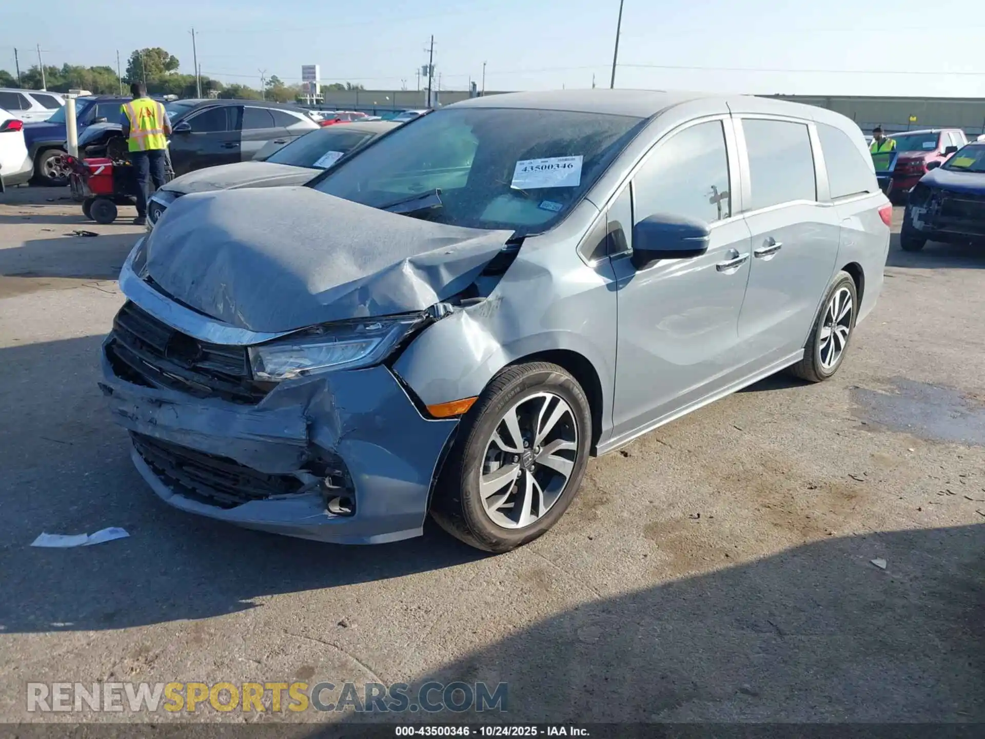 2 Photograph of a damaged car 5FNRL6H80RB048141 HONDA ODYSSEY 2024