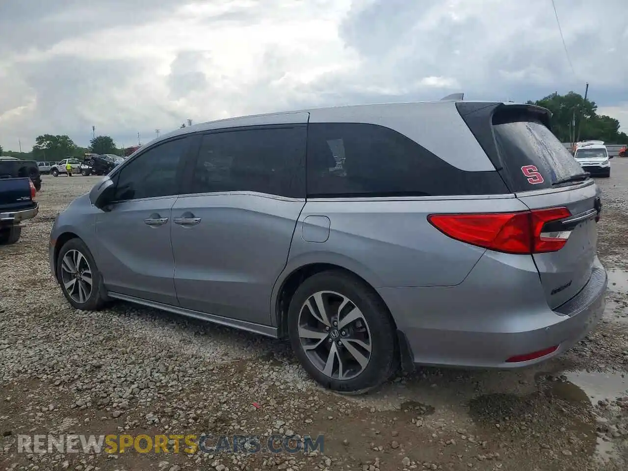 2 Photograph of a damaged car 5FNRL6H80RB053565 HONDA ODYSSEY 2024