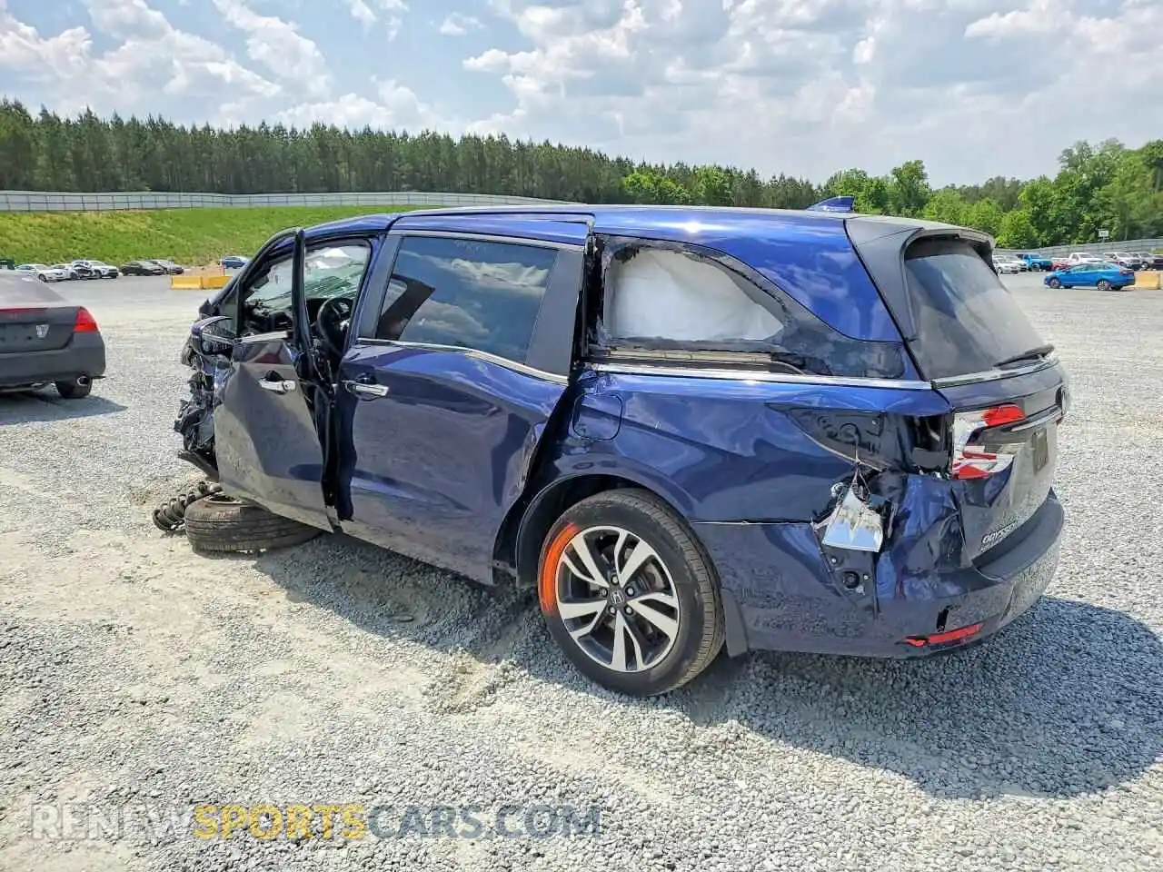 2 Photograph of a damaged car 5FNRL6H81RB010997 HONDA ODYSSEY 2024