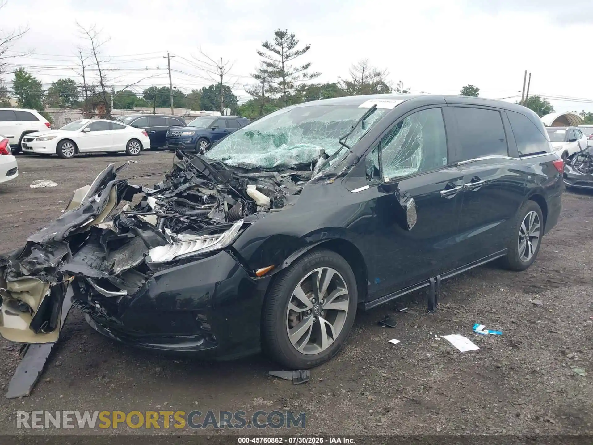 2 Photograph of a damaged car 5FNRL6H82RB074546 HONDA ODYSSEY 2024