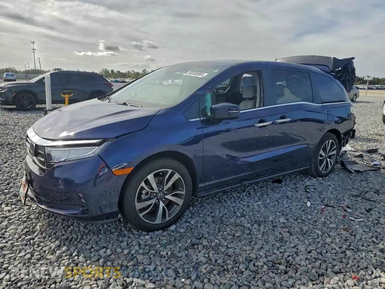 1 Photograph of a damaged car 5FNRL6H83RB008040 HONDA ODYSSEY 2024
