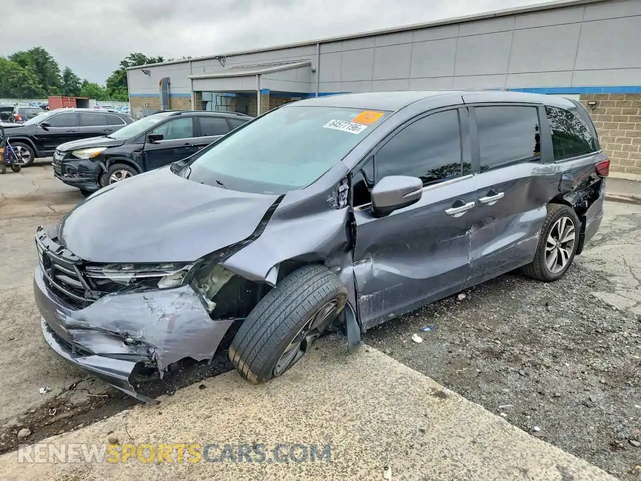 1 Photograph of a damaged car 5FNRL6H84RB028037 HONDA ODYSSEY 2024